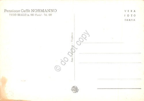 Cartolina Brallo panorama aereo