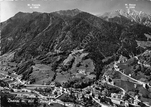 Cartolina Branzi Panorama 1959 (Bergamo) | Immagine principale