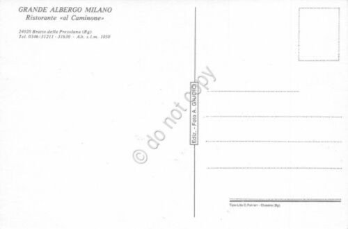 Cartolina Bratto della Presolana Grande Albergo Milano Ristorante al Caminone | Immagine Gallery 2