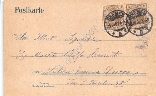 Cartolina Bremen Markplatz 1902 | Immagine Gallery 2
