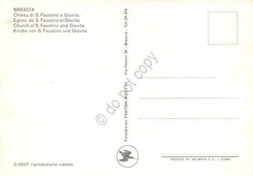 Cartolina Brescia Chiesa San Faustino e Giovita | Immagine Gallery 2
