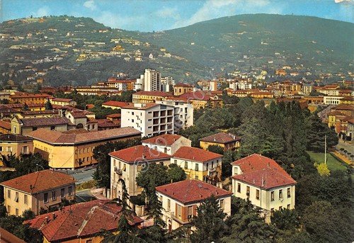 Cartolina Brescia panorama parziale case 1969 | Immagine principale
