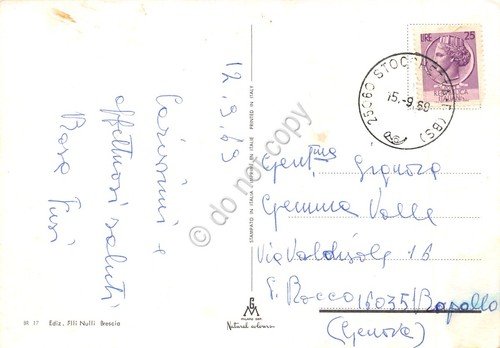 Cartolina Brescia Vedute varie città 1969 | Immagine Gallery 2
