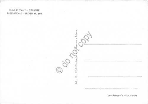 Cartolina Bressanone Hotel Elefante sala da pranzo | Immagine Gallery 2