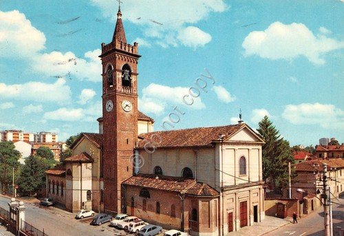 Cartolina Bresso Chiesa Santi Nazzaro e Celso 1973 | Immagine principale