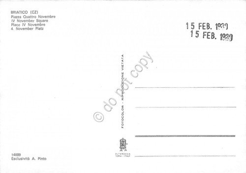 Cartolina Briatico Piazza Quattro Novembre | Immagine Gallery 2