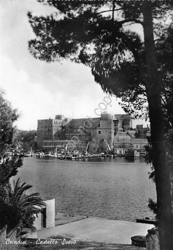 Cartolina Brindisi Castello Svevo
