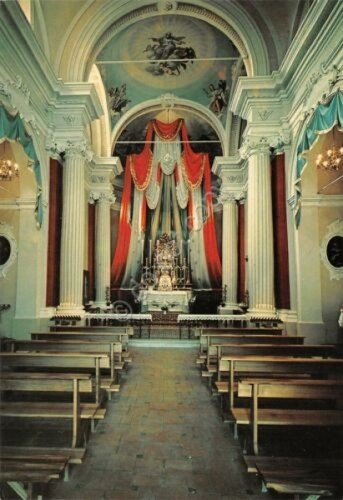 Cartolina Brisighella Santuario Beata Vergine interno