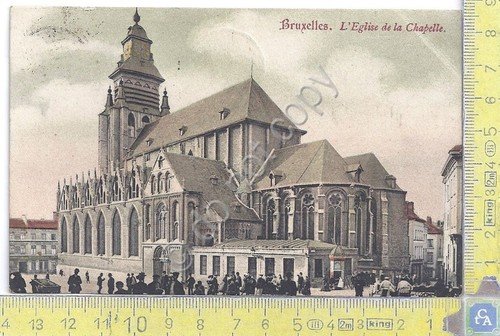 Cartolina Bruxelles - Eglise de la Chapelle - Vg Belge …