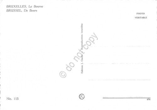 Cartolina Bruxelles la Bourse | Immagine Gallery 2
