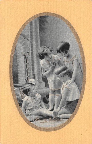 Cartolina Buon Natale bambini profila toro | Immagine principale