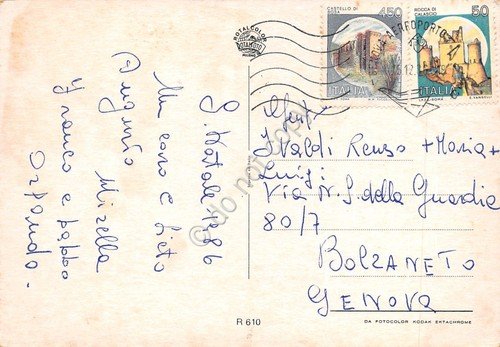 Cartolina Buon Natale e felice Anno Nuovo casa di montagna … | Immagine Gallery 2