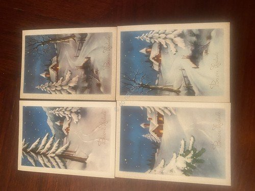 Cartolina Buon Natale lotto 4 cartoline Cecami 4438 | Immagine principale