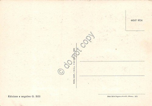 Cartolina Bussoleno Foresto Cascata dell'Orrido animata anni '20