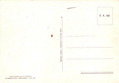 Cartolina Cadenabbia Hotel Belle Vue