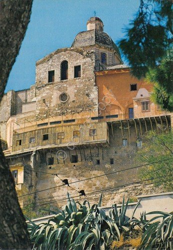 Cartolina Cagliari Duomo Abside dal basso | Immagine principale