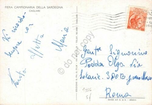 Cartolina Cagliari Fiera campionaria della Sardegna anni '50 | Immagine Gallery 2
