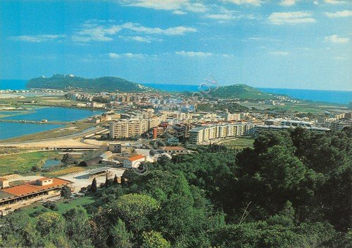 Cartolina Cagliari panorama parziale e Sella del Diavolo | Immagine principale