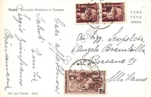 Cartolina Caglio Santuario Madonna di Campoè | Immagine Gallery 2