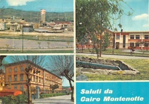 Cartolina Cairo Montenotte vedute 1971 (Savona) | Immagine principale