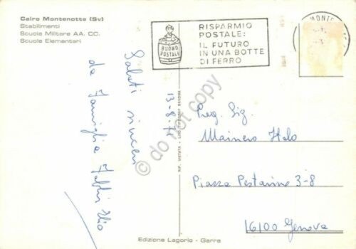 Cartolina Cairo Montenotte vedute 1971 (Savona) | Immagine Gallery 2