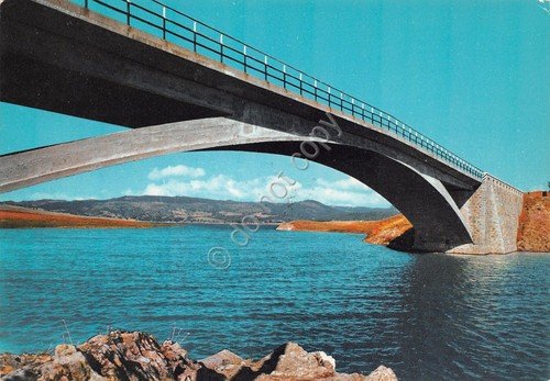 Cartolina Calabria La Sila Ponte sul Lago Cecito 1967