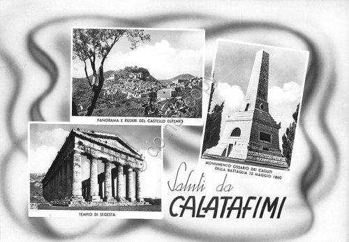 Cartolina Calatafimi vedute 1960 | Immagine principale