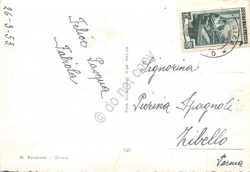 Cartolina Calceranica al Lago 1953 | Immagine Gallery 2