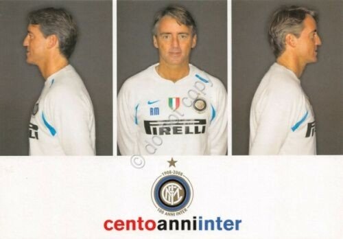 Cartolina calcio Roberto Mancini Inter | Immagine principale