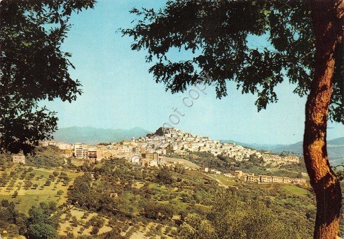 Cartolina Calitri Avellino Panorama 1974
