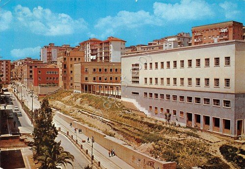 Cartolina Caltanissetta Via Palmintelli 1969