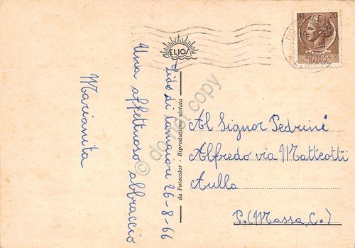 Cartolina Camaiore Lido 2 vedute panorama spiaggia passeggiata auto stabilimenti | Immagine Gallery 2