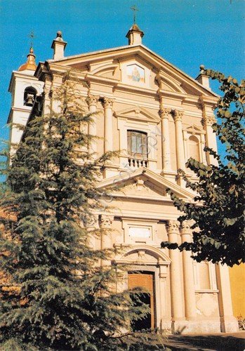 Cartolina Cameri Santuario di S. Cassiano Padri Passionisti facciata | Immagine principale