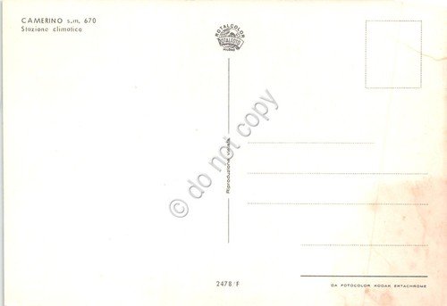 Cartolina Camerino vedute varie paese anni '80 | Immagine Gallery 2