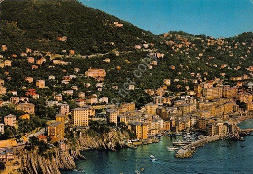 Cartolina Camogli e Ruta panorama aereo 1978 | Immagine principale