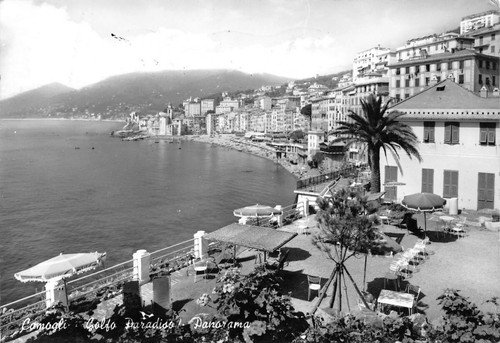 Cartolina Camogli Golfo Paradiso Panorama