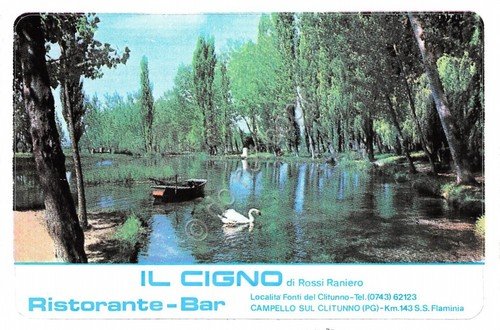 Cartolina Campello sul Clitunno Ristorante Il Cigno adesiva | Immagine principale