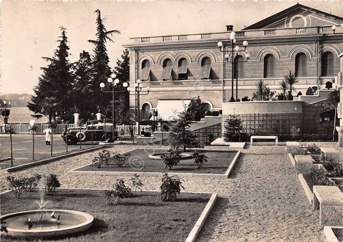 Cartolina Campione d'Italia Giardini auto d'epoca