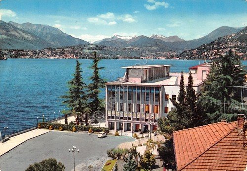 Cartolina Campione d'Italia Lago di Lugano Casinò 1963 (Como) | Immagine principale