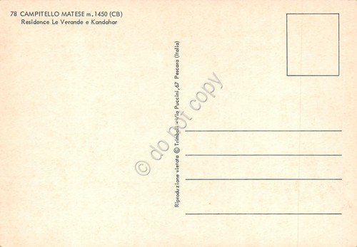 Cartolina Campitello Matese Residence Le Verande e Kandahar skilift anni … | Immagine Gallery 2