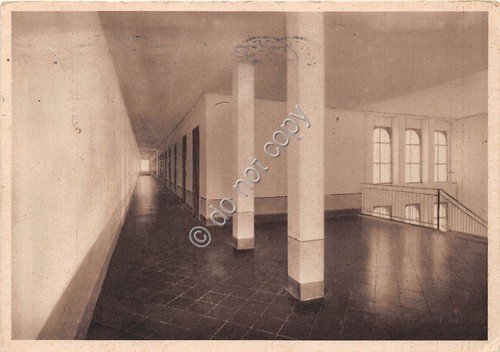 Cartolina Campobasso Convento S. Cuore Un corridoio 1956 | Immagine principale
