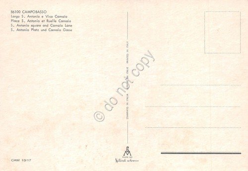 Cartolina Campobasso Largo S. Antonio Vico Camaio animata auto anni … | Immagine Gallery 2