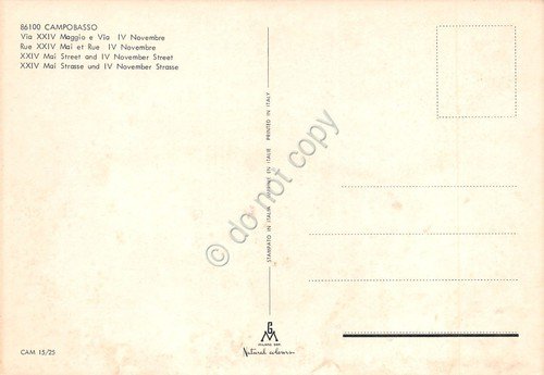 Cartolina Campobasso Via XXIV Maggio Via IV Novembre negozi case … | Immagine Gallery 2