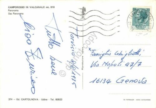 Cartolina Camporosso in Valcanare panorama 1975 | Immagine Gallery 2