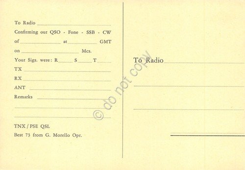 Cartolina Candelo Vercelli cartolina radio amatori Opr Giuseppe Morello | Immagine Gallery 2