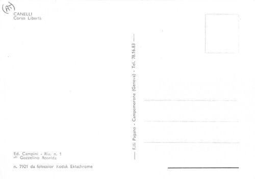 Cartolina Canelli Corso Libertà