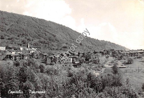 Cartolina Canischio panorama