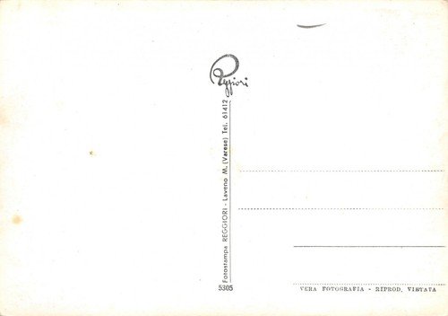 Cartolina Cannero Riviera Pensione Scogliera