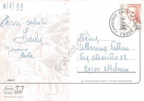 Cartolina Cannobio antica 6 vedute (Verbania) | Immagine Gallery 2