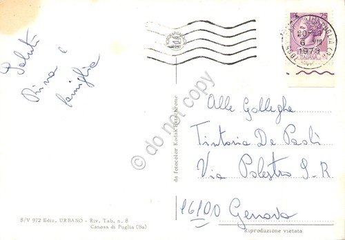 Cartolina Canosa di Puglia panorama e vie della città 1973 … | Immagine Gallery 2